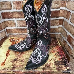 Old Gringo Black and Purple Aza 9.5